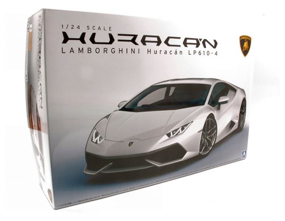 AOSHIMA ABK113762 LAMBORGHINI HURACAN PO610-4  KIT 1:24 Modellino