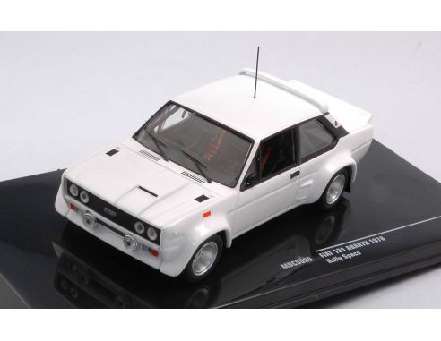 IXO MODEL MDCS028 FIAT 131 ABARTH WHITE 1978 PLAIN BODY VERSION 1:43 Modellino