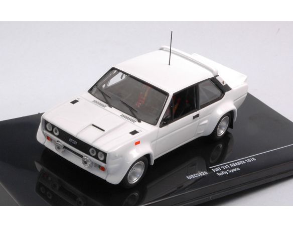 IXO MODEL MDCS028 FIAT 131 ABARTH WHITE 1978 PLAIN BODY VERSION 1:43 Modellino
