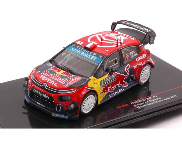 IXO MODEL RAM699 CITROEN C3 WRC N.1 WINNER MONTE CARLO 2019 OGIER-INGRASSIA 1:43 Modellino