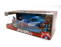 JADA TOYS JADA31187 FORD MUSTANG GT 2006 W/CAPTAIN AMERICA FIGURE 1:24 Modellino