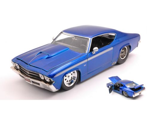 JADA TOYS JADA31455 CHEVY CHEVELLE SS 1969 ELECTRIC BLUE 1:24 Modellino