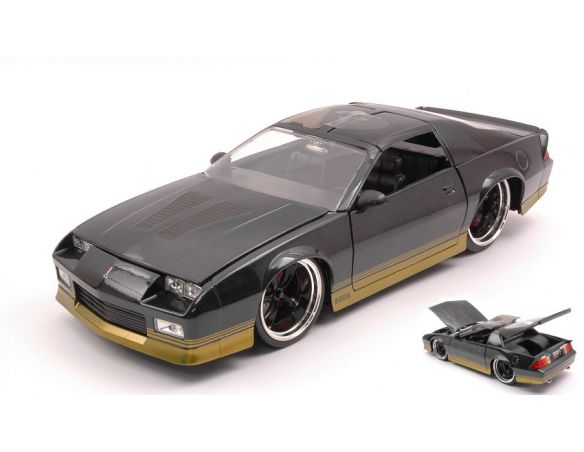 JADA TOYS JADA31457 CHEVY CAMARO 1985 BLACK 1:24 Modellino