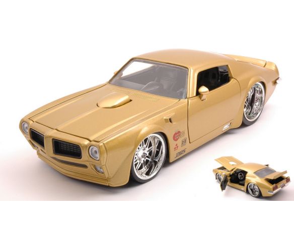 JADA TOYS JADA31459 PONTIAC FIREBIRD 1972 GLOSSY GOLD 1:24 Modellino