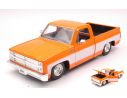 JADA TOYS JADA31607OR CHEVY C10 GLOSSY ORANGE/WHITE 1:24 Modellino