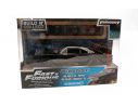 JADA TOYS JADA97363 DOM'S DODGE CHARGER R/T FAST & FURIOUS PRE PAINTED BLACK KIT 1:24 Modellino