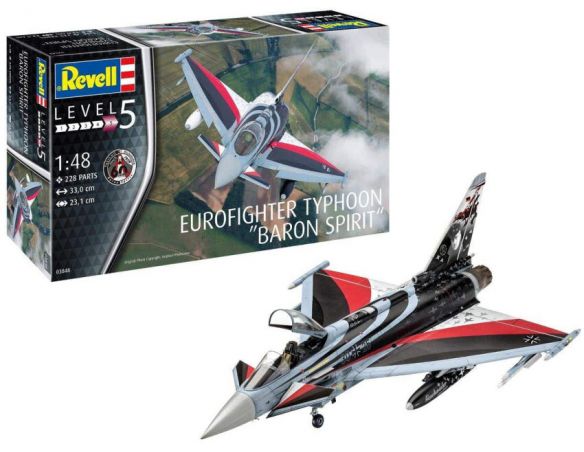 REVELL RV03848 EUROFIGHTER TYPHOON BARON SPIRIT KIT 1:48 Modellino