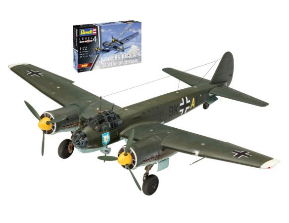 REVELL RV04972 JUNKERS JUBB A-1 BATTLE OF BRITAIN KIT 1:72 Modellino