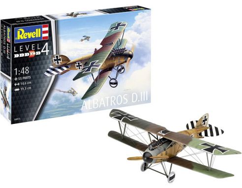 REVELL RV04973 ALBATROS DIII KIT 1:48 Modellino