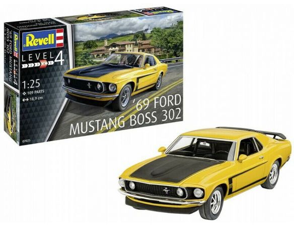 REVELL RV07652 FORD MUSTANG BOSS 302 2013 KIT 1:25 Modellino