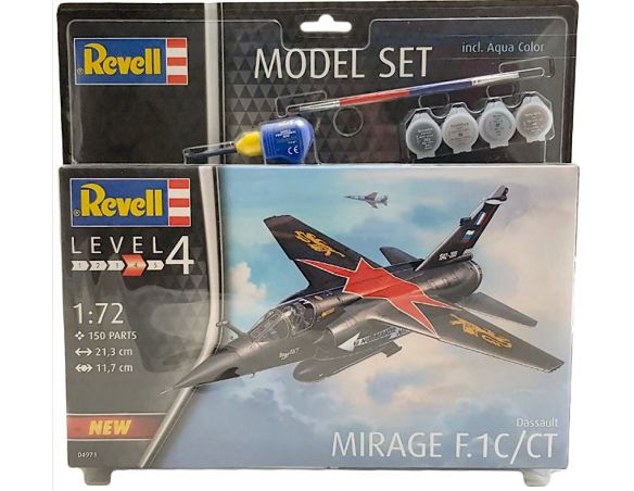 REVELL RV64971 MIRAGE F-1 C/CT MODEL SET KIT 1:72 Modellino