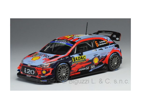 IXO MODEL RAM728 HYUNDAI i20 WRC N.6 RALLY GERMANY 2019 SORDO-DEL BARRIO 1:43 Modellino