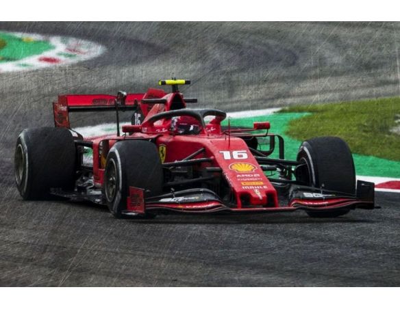 LOOKSMART LS18F1024 FERRARI SF90 N.16 WINNER ITALIAN GP 2019 CHARLES LECLERC 1:18 Modellino