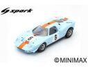 SPARK MODEL S18408 FORD MIRAGE N.6 WINNER 1000 KM SPA 1967 J.ICKX-D.THOMPSON 1:18 Modellino