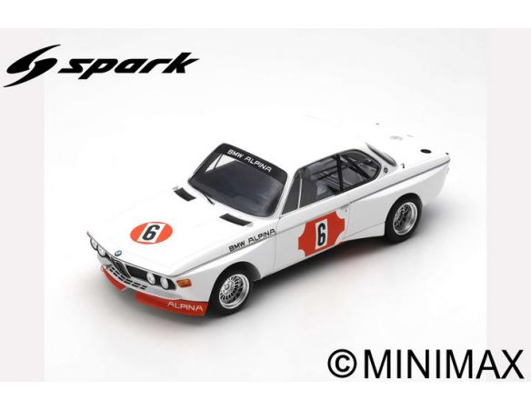 SPARK MODEL S18414 BMW 3.0 CSL N.6 WINNER 4H MONZA 1973 N.LAUDA-B.MUIR 1:18 Modellino