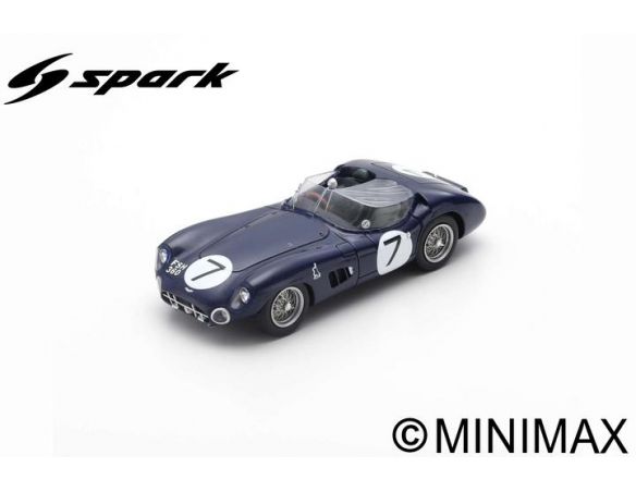 SPARK MODEL S2443 ASTON MARTIN DBR 1 N.7 3rd LM 1960 J.CLRK-R.SALVADORI 1:43 Modellino