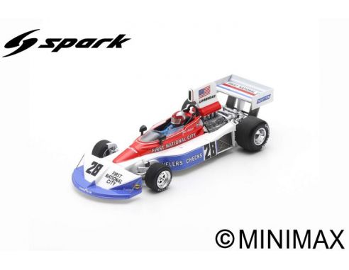 SPARK MODEL S7225 PENSKE PC3 JOHN WATSON 1976 N.28 5th SOUTH AFRICAN GP 1:43 Modellino