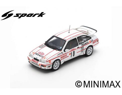 SPARK MODEL S8700 FORD SIERRA RS COSWORTH N.10 MONTE CARLO 1987 K.GRUNDEL-T.HARRYMAN 1:43 Modellino