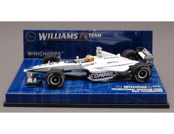 Minichamps PM430000079 WILLIAMS R.SCHUMACHER'00 SHOW C.1:43 Modellino