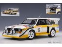 AUTOART AA88602 AUDI SPORT QUATTRO S1 N.6 MONTE CARLO 1986 H.MIKKOLA-A.HERTZ 1:18 Modellino