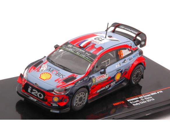 IXO MODEL RAM713 HYUNDAI i20 WRC N.19 WRC RALLY CHILE 2019 LOEB-ELENA 1:43 Modellino