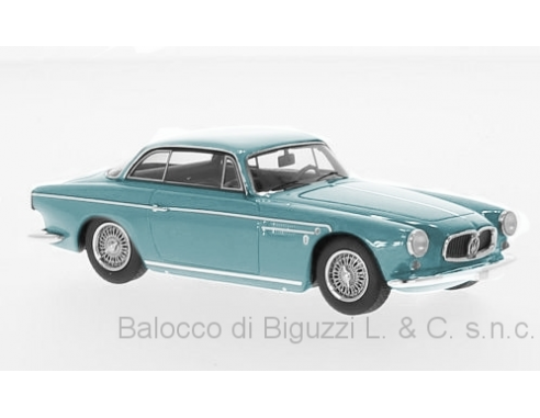 NEO SCALE MODELS NEO46562 MASERATI A6G2000 ALLEMANO COUPE 1956 MET.TURQUOISE 1:43 Modellino