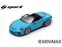 SPARK MODEL S18467 PORSCHE 911 SPEEDSTER 2019 LIGHT BLUE 1:18 Modellino