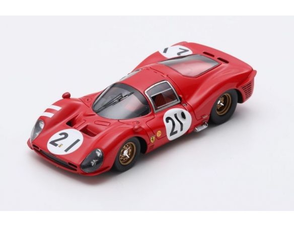 LOOKSMART LSLM103 FERRARI 330 P3 N.21 LE MANS 1966 BANDINI-GUICHET 1:43 Modellino