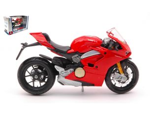 BBURAGO BU51080 DUCATI PANIGALE V4 RED 1:18 Modellino