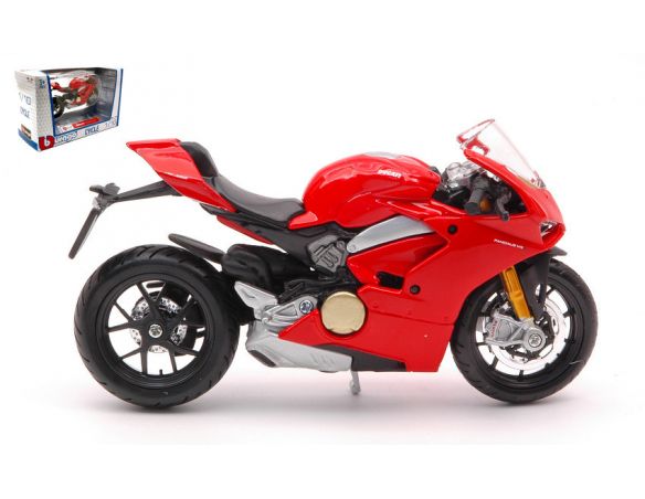 BBURAGO BU51080 DUCATI PANIGALE V4 RED 1:18 Modellino