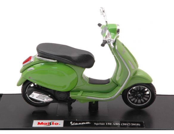 MAISTO MI16888G VESPA SPRINT 150 ABS 2018 OLIVE GREEN 1:18 Modellino