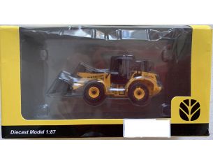 NEW HOLLAND W190B EHEEL LOADER GIALLO 1/87 MODELLINO SCATOLA ROVINATA