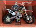 New Ray 49543 HONDA CRF450R CROSS N.14 KEVIN WINDHAM 1:12 Modellino