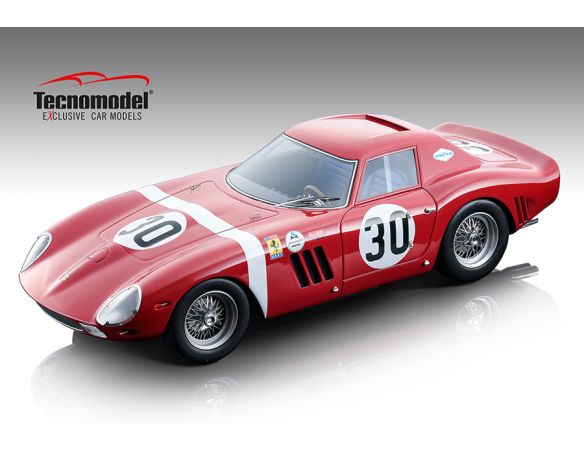 TECNOMODEL TMD1896B FERRARI 250 GTO 64 N.30 7th 12 H SEBRING 1964 PIPER-GAMMINO-RODRIGUEZ Modellino