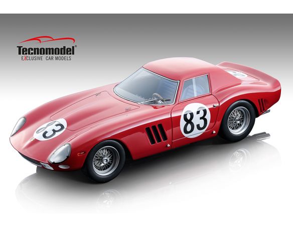 TECNOMODEL TMD1896C FERRARI 250 GTO 64 N.83 2nd 1000 KM NURBURGRING 1964 PARKES-GUICHET 1:18 Modellino