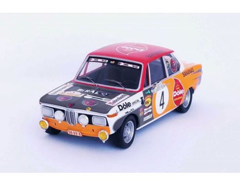 TROFEU TFRRBE20 BMW 2002 TI N.4 1st YPRES RALLY 1973 PEDRO-JIMMY 1:43 Modellino