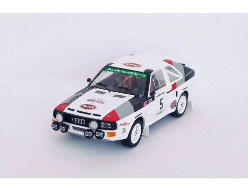 TROFEU TFRRUS04 AUDI SPORT QUATTRO N.5 3rd OLYMPUS RALLY 1986 BUFFUM-WILSON 1:43 Modellino