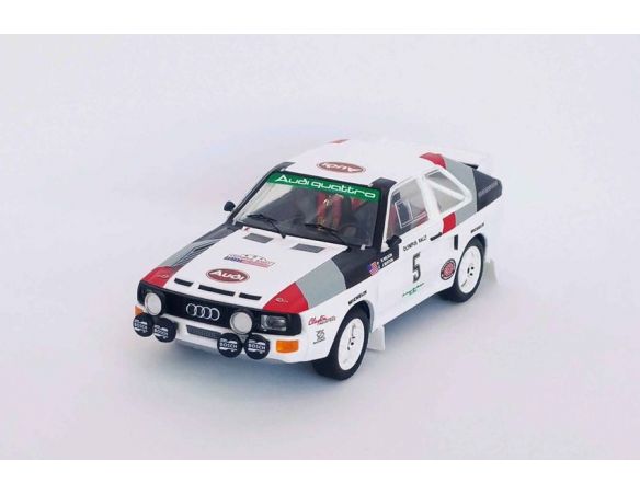 TROFEU TFRRUS04 AUDI SPORT QUATTRO N.5 3rd OLYMPUS RALLY 1986 BUFFUM-WILSON 1:43 Modellino