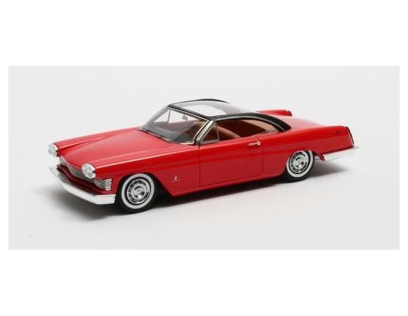 MATRIX SCALE MODELS MX50301-052 CADILLAC STARLIGHT COUPE PININFARINA 1959 RED 1:43 Modellino