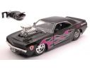 JADA TOYS JADA30707 CHEVROLET CAMARP 1969 BLACK W/FLAMES 1:24 Modellino