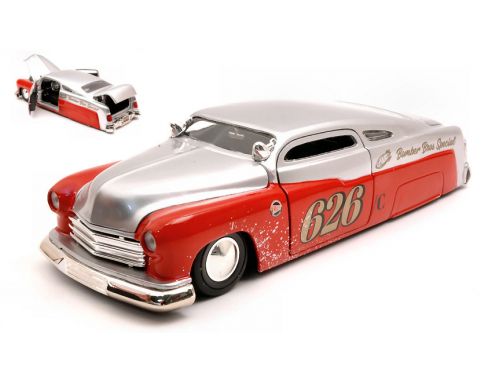 JADA TOYS JADA31454 MERCURY 1951 RED/SILVER 1:24 Modellino
