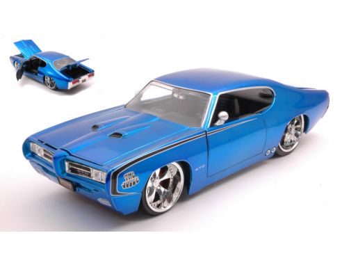 JADA TOYS JADA31667 PONTIAC GTO JUDGE 1969 METALLIC BLUE 1:24 Modellino