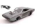 JADA TOYS JADA31668 DODGE CHARGER R/T 1970 GREY/BLACK 1:24 Modellino