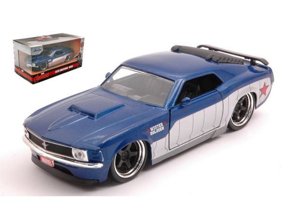 JADA TOYS JADA31745 FORD MUSTANG BOSS 1970 WINTER SOLDIER 1:32 Modellino