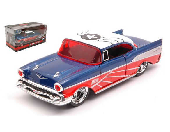 JADA TOYS JADA31762 CHEVROLET BEL AIR AVENGERS FALCON 1:32 Modellino