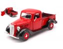 MOTORMAX MTM73233R FORD PICK UP 1937 RED 1:24 Modellino