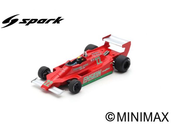SPARK MODEL S3958 ENSIGN N179 DEREK DALY 1979 N.22 LONG BEACH GP 1:43 Modellino
