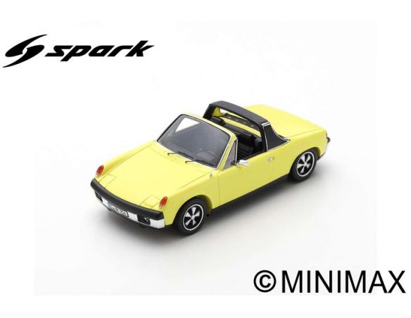 SPARK MODEL S4562 PORSCHE 914/6 1973 YELLOW 1:43 Modellino