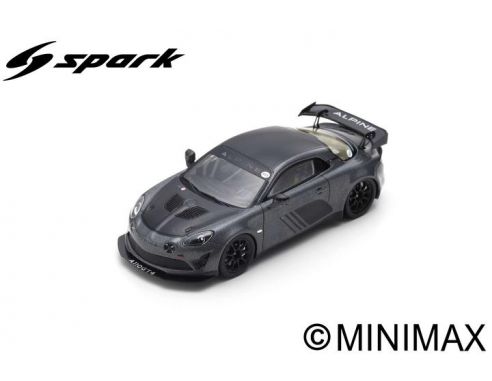 SPARK MODEL S6180 ALPINE GT4 GOODWOOD 2019 GUN METAL 1:43 Modellino