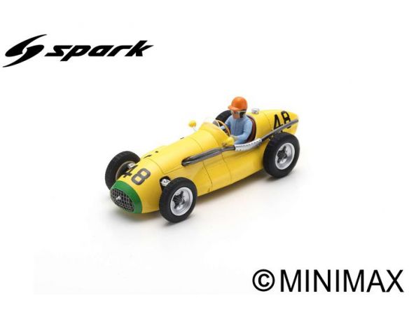 SPARK MODEL S7242 CONNAUGHT A JOHNNY CLAES 1963 N.48 FRENCH GP 1:43 Modellino